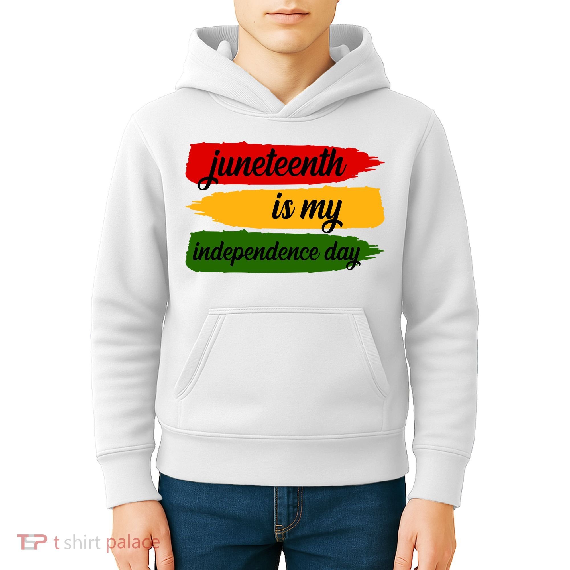 Juneteenth Is My Independence Day Kids Hoodie