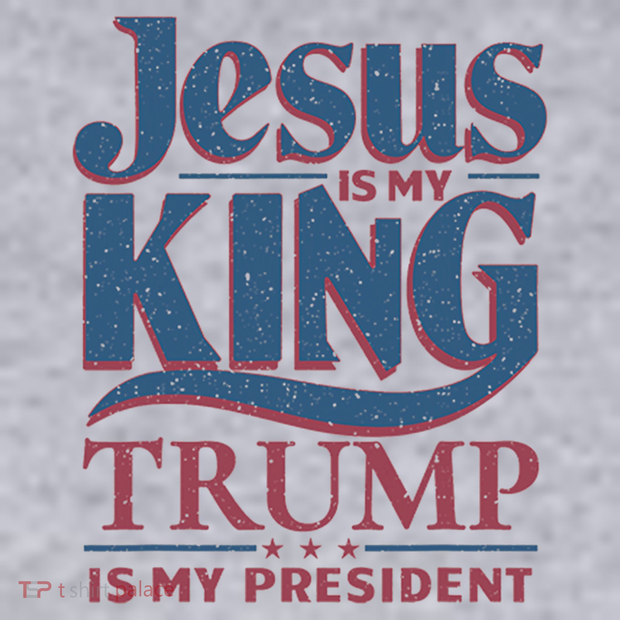 Jesus Is My King Trump Is My President Women's Sweatshirt