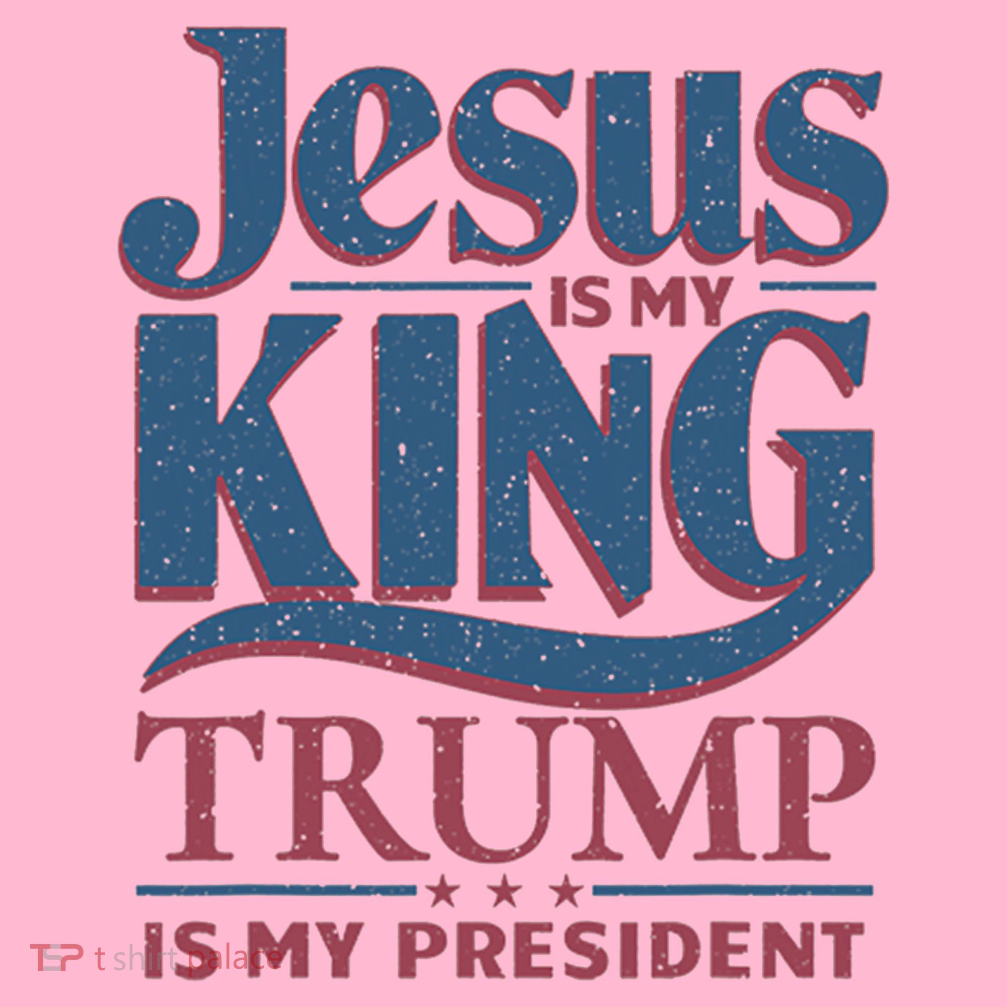 Jesus Is My King Trump Is My President Coaster