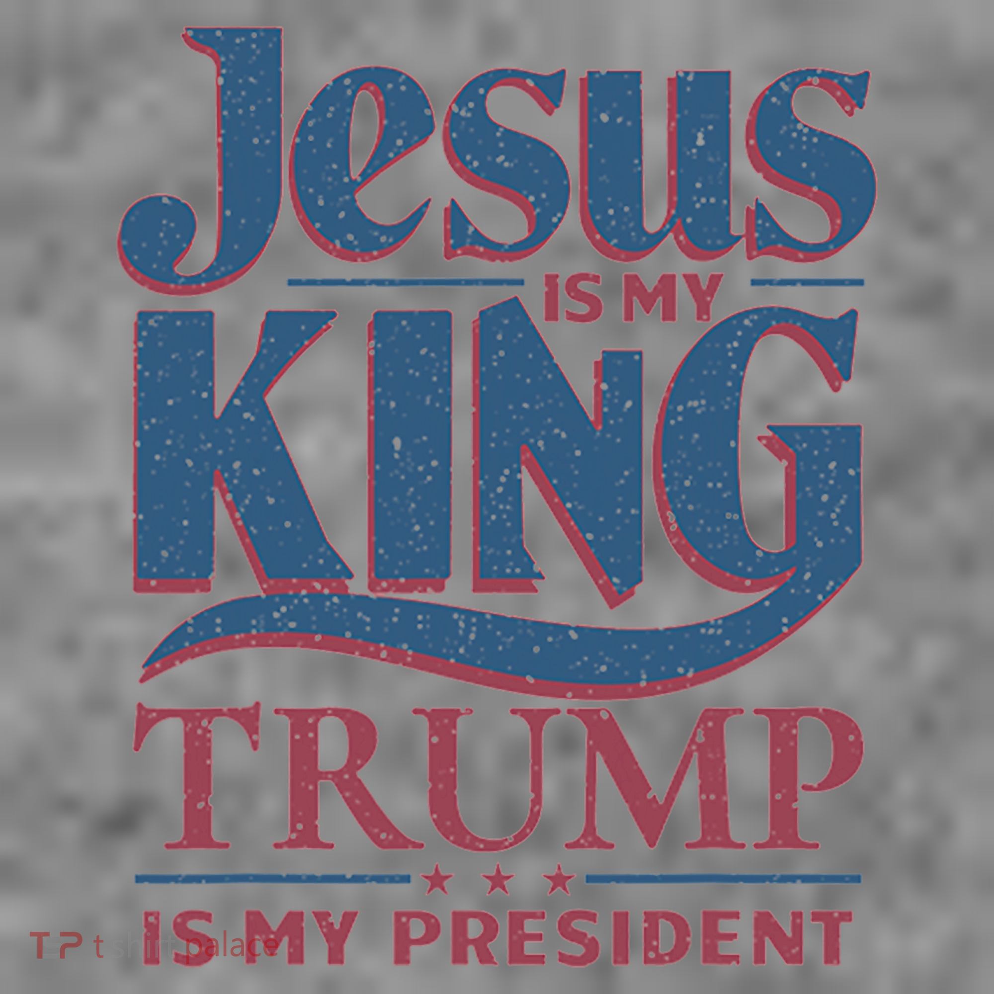 Jesus Is My King Trump Is My President Toddler Hoodie