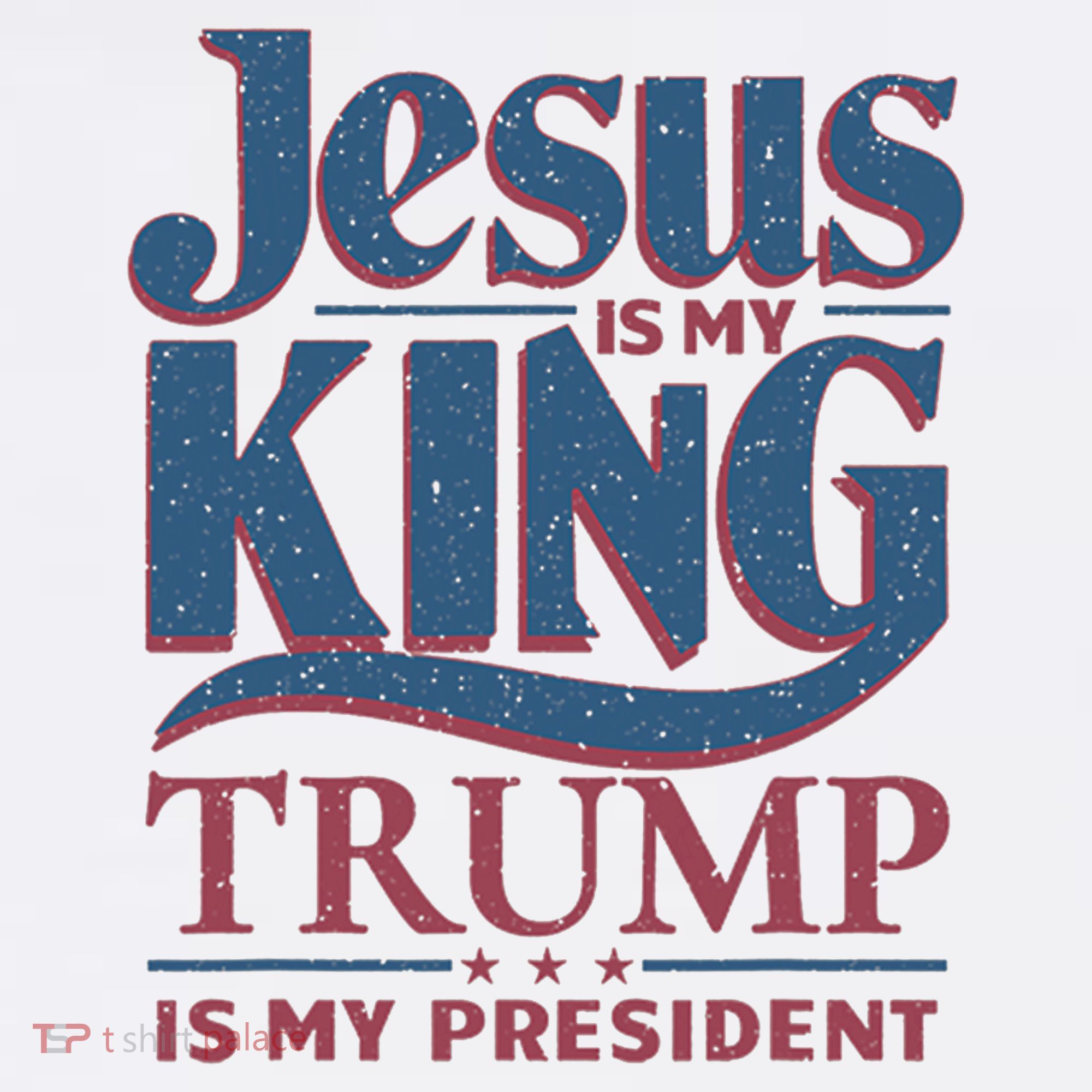 Jesus Is My King Trump Is My President Women's Hoodie