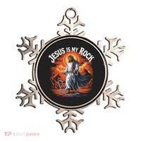 Jesus Is My Rock Biblical Christian Religious Biblical Ornament thumb 0