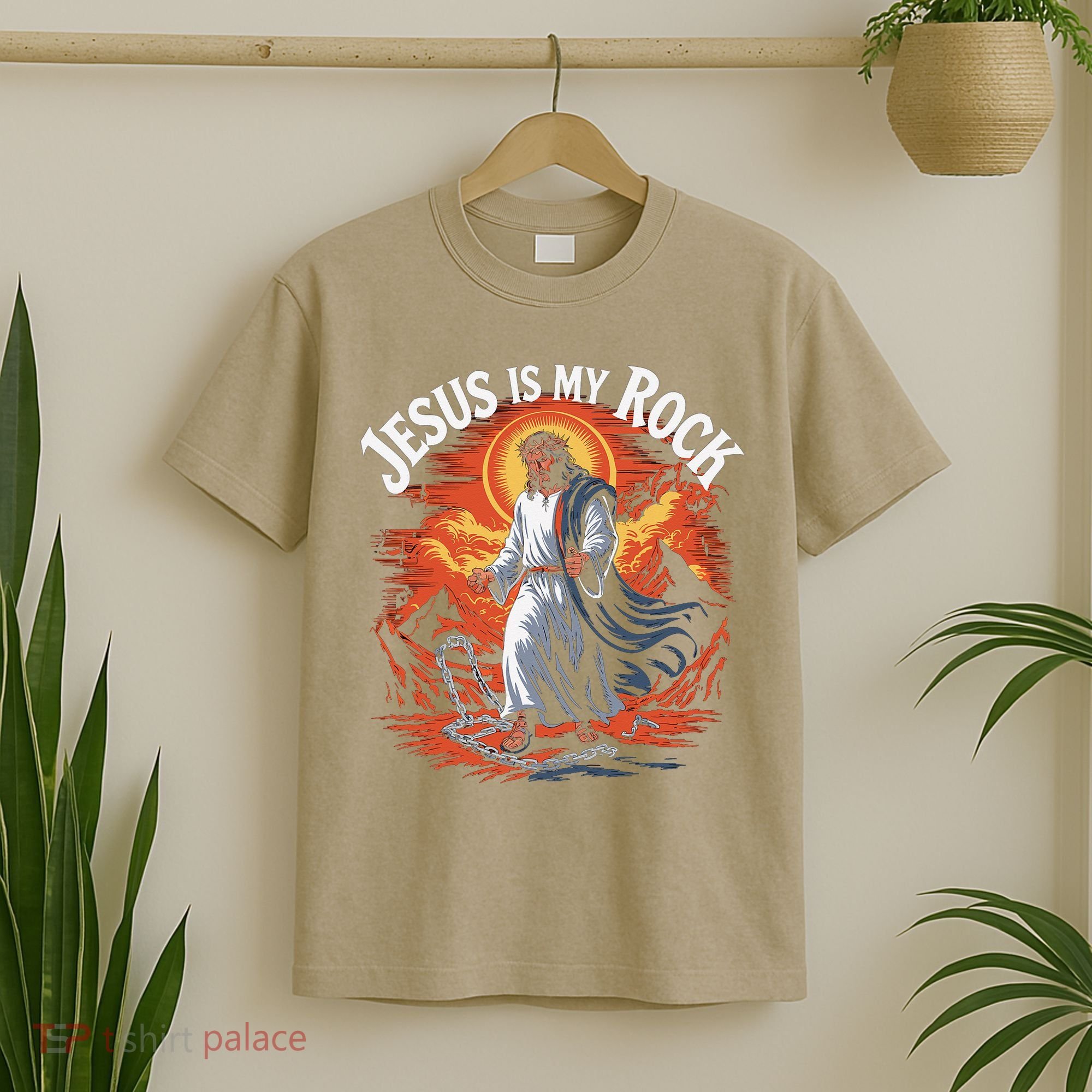 Jesus Is My Rock Biblical Christian Religious Biblical T-Shirt