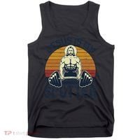 Jesus Is My Spotter Funny Christian Weightlifting Gym Gift Tank Top thumb 0