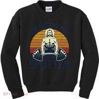 Jesus Is My Spotter Funny Christian Weightlifting Gym Gift Kids Sweatshirt thumb 0