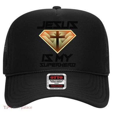 Jesus Is My Superhero Cute Powerful Christian Gift Hat