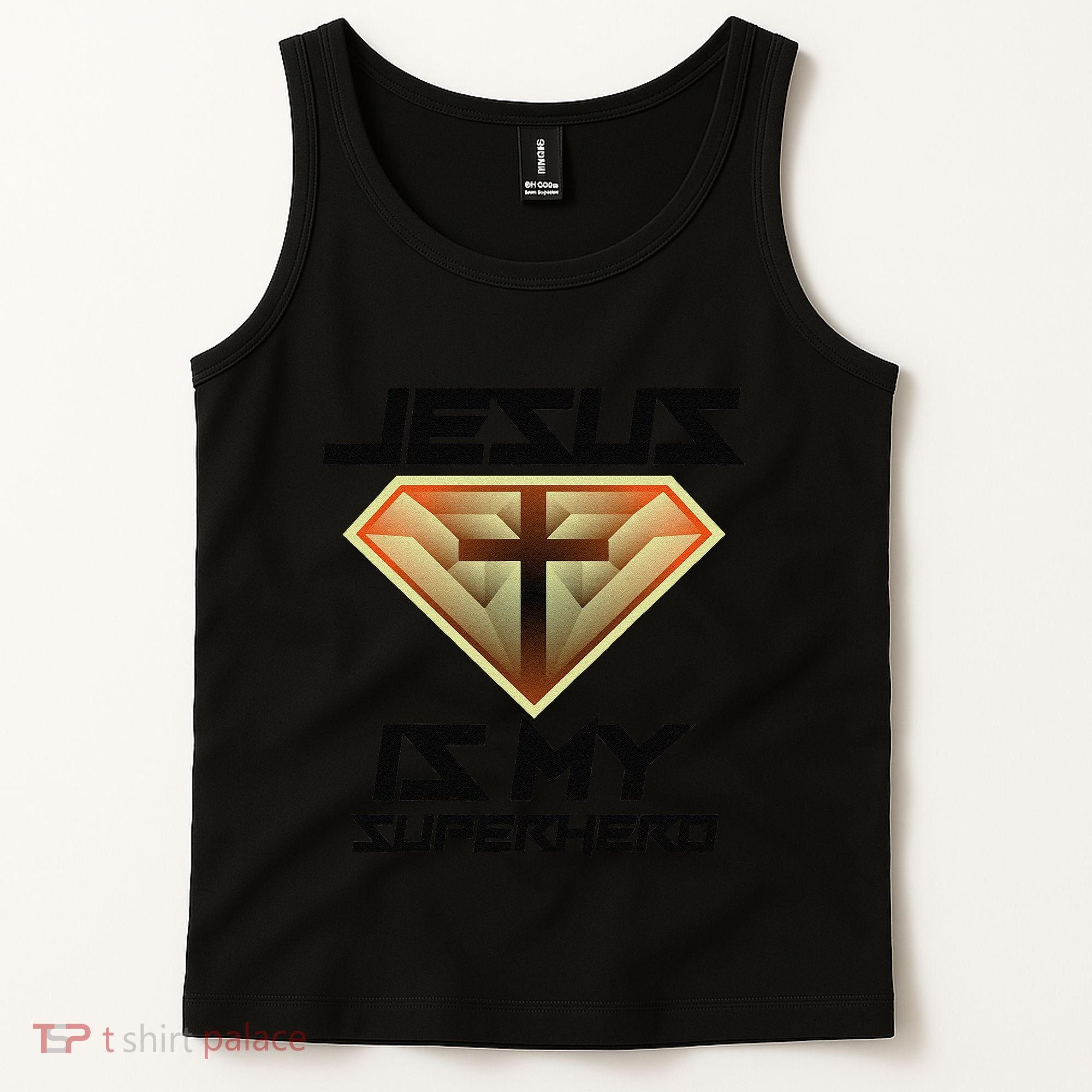 Jesus Is My Superhero Cute Powerful Christian Gift Tank Top