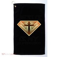 Jesus Is My Superhero Cute Powerful Christian Gift Golf Towel thumb 0