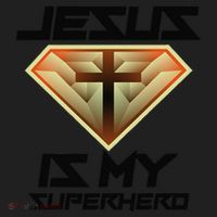 Jesus Is My Superhero Cute Powerful Christian Gift Golf Towel thumb 3
