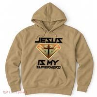 Jesus Is My Superhero Cute Powerful Christian Gift Hoodie thumb 0