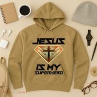 Jesus Is My Superhero Cute Powerful Christian Gift Hoodie thumb 3