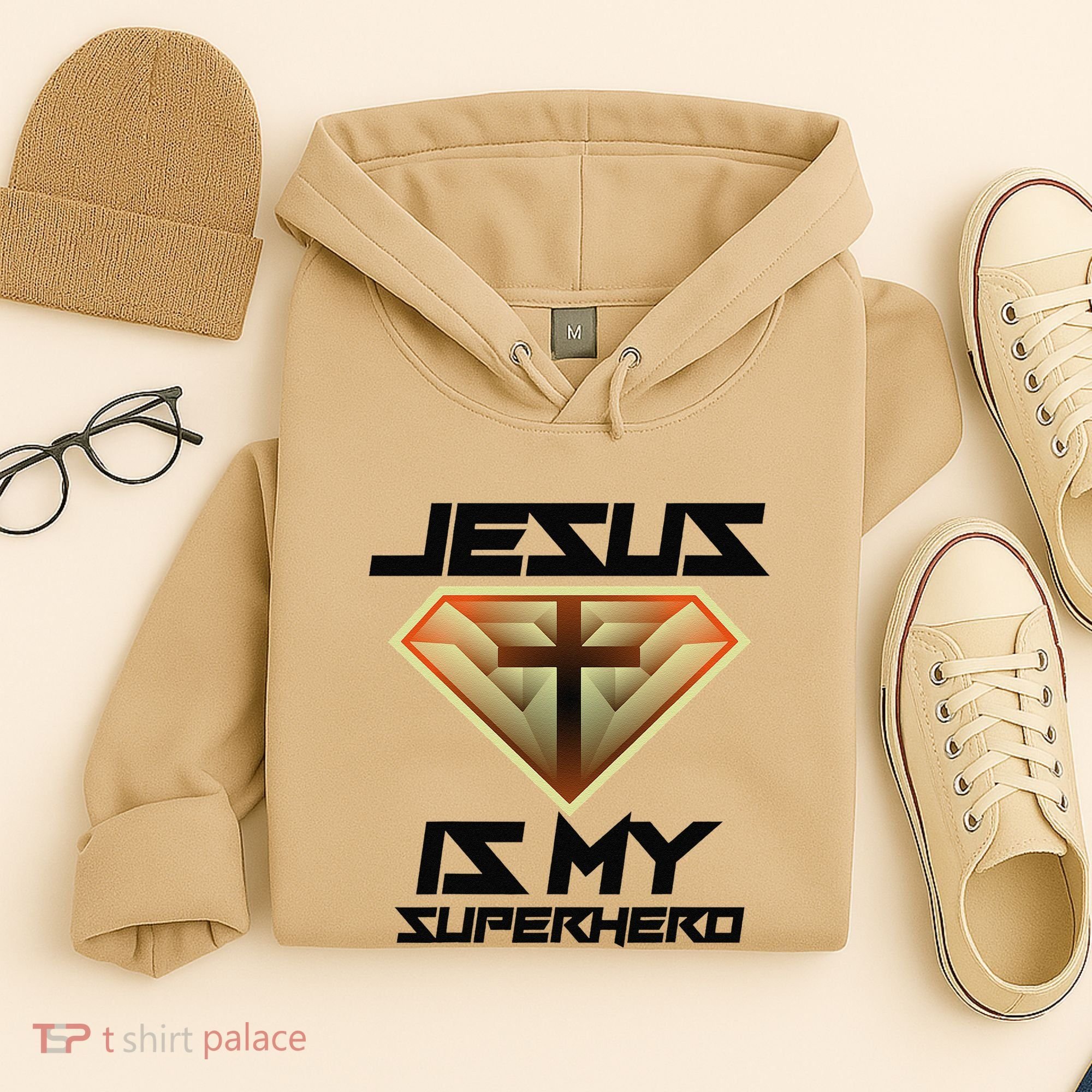 Jesus Is My Superhero Cute Powerful Christian Gift Hoodie