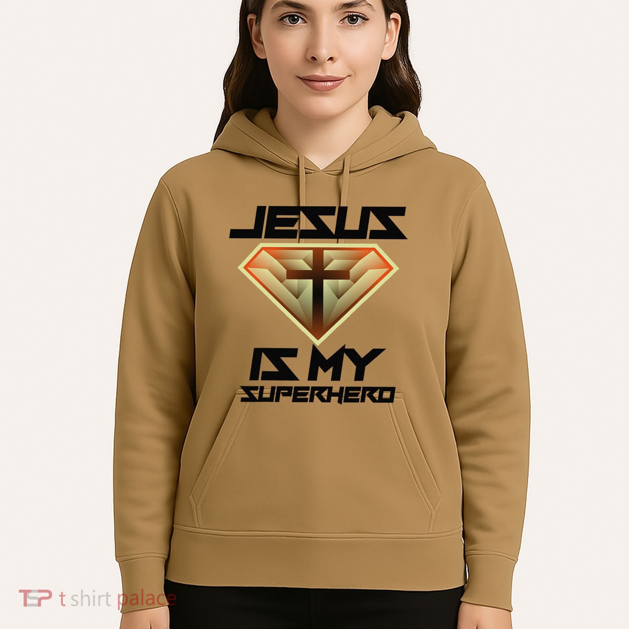 Jesus Is My Superhero Cute Powerful Christian Gift Hoodie