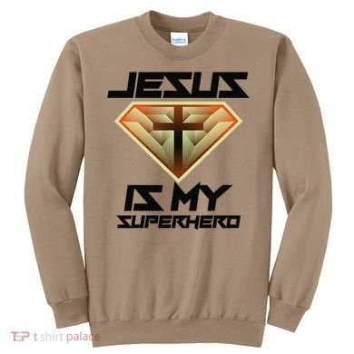 Jesus Is My Superhero Cute Powerful Christian Gift Sweatshirt