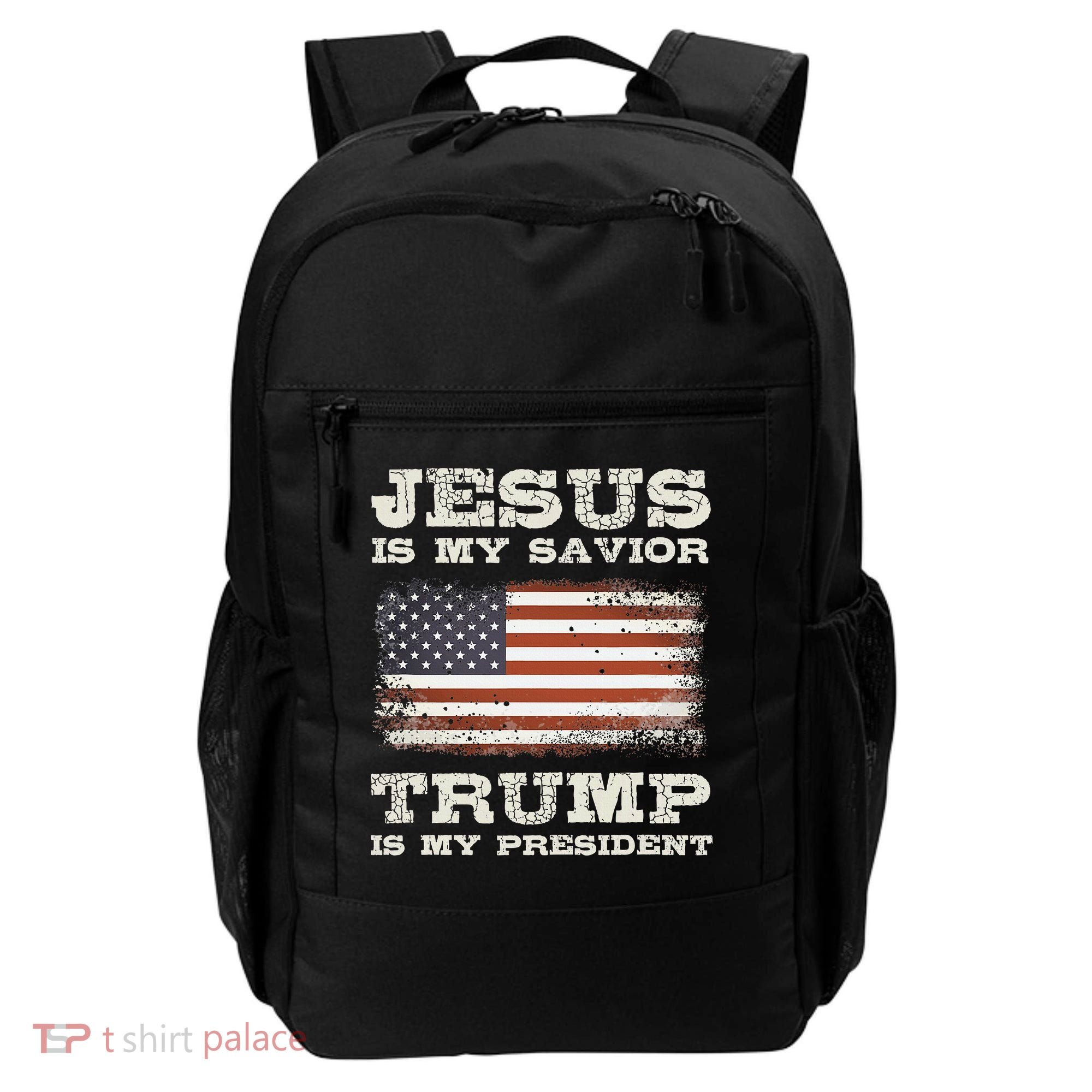 Jesus Is My Savior Trump Is My President Backpack