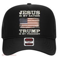 Jesus Is My Savior Trump Is My President Hat thumb 0