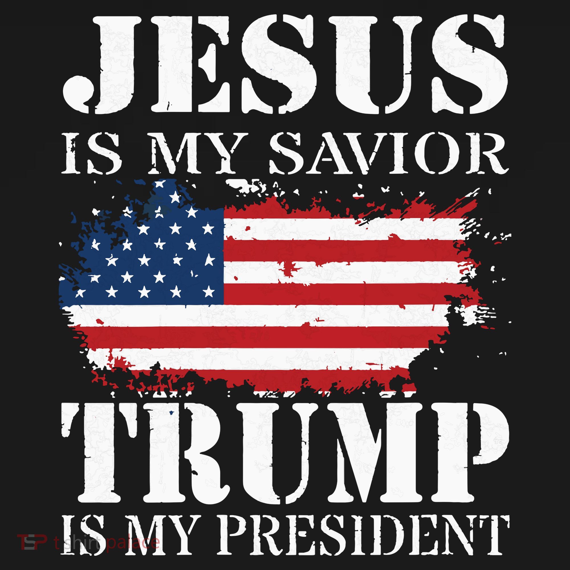 Jesus Is My Savior Trump Is My President Backpack