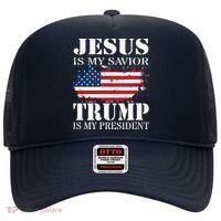 Jesus Is My Savior Trump Is My President Hat thumb 0
