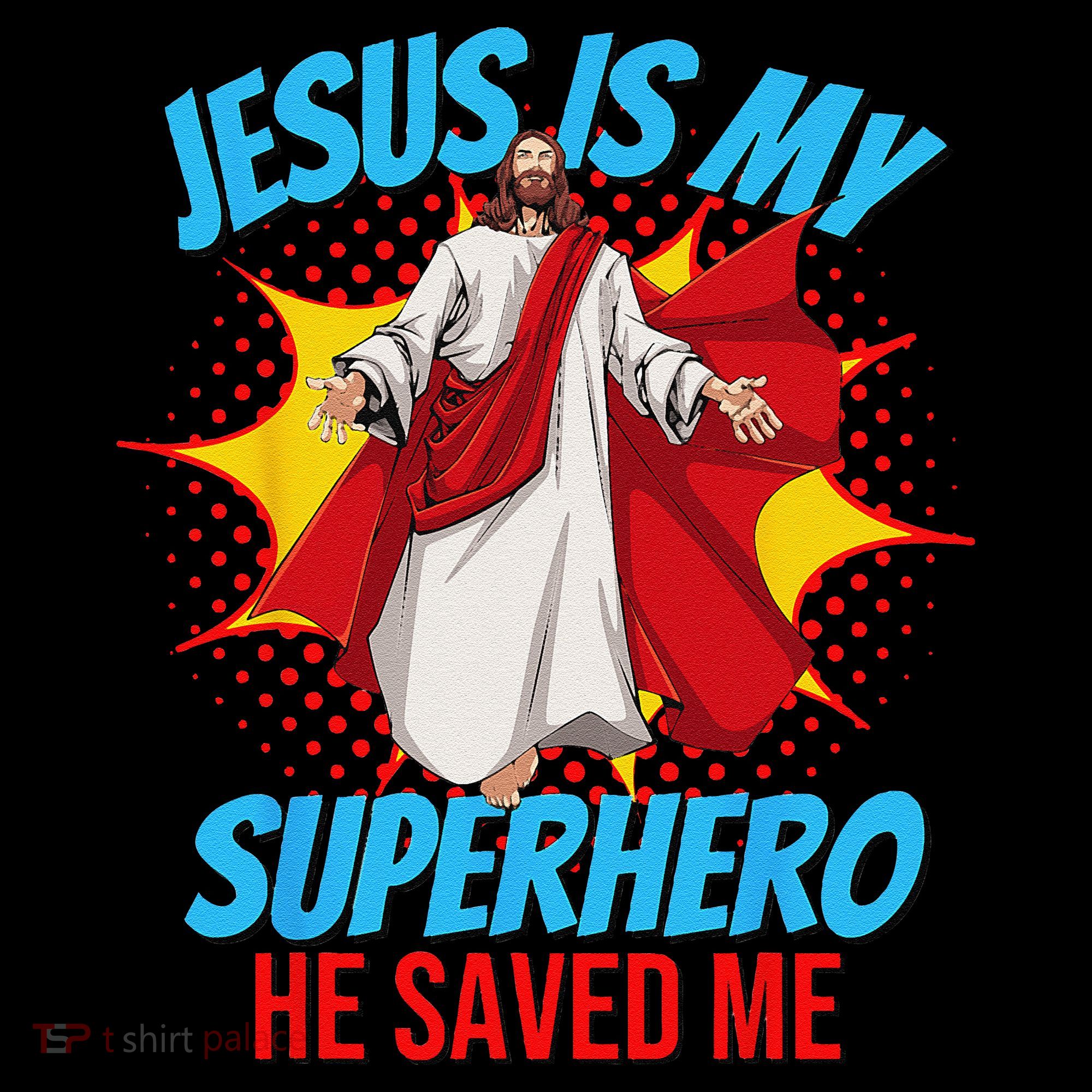 Jesus Is My Superhero Christian Faith God Savior Religious Coffee Mug