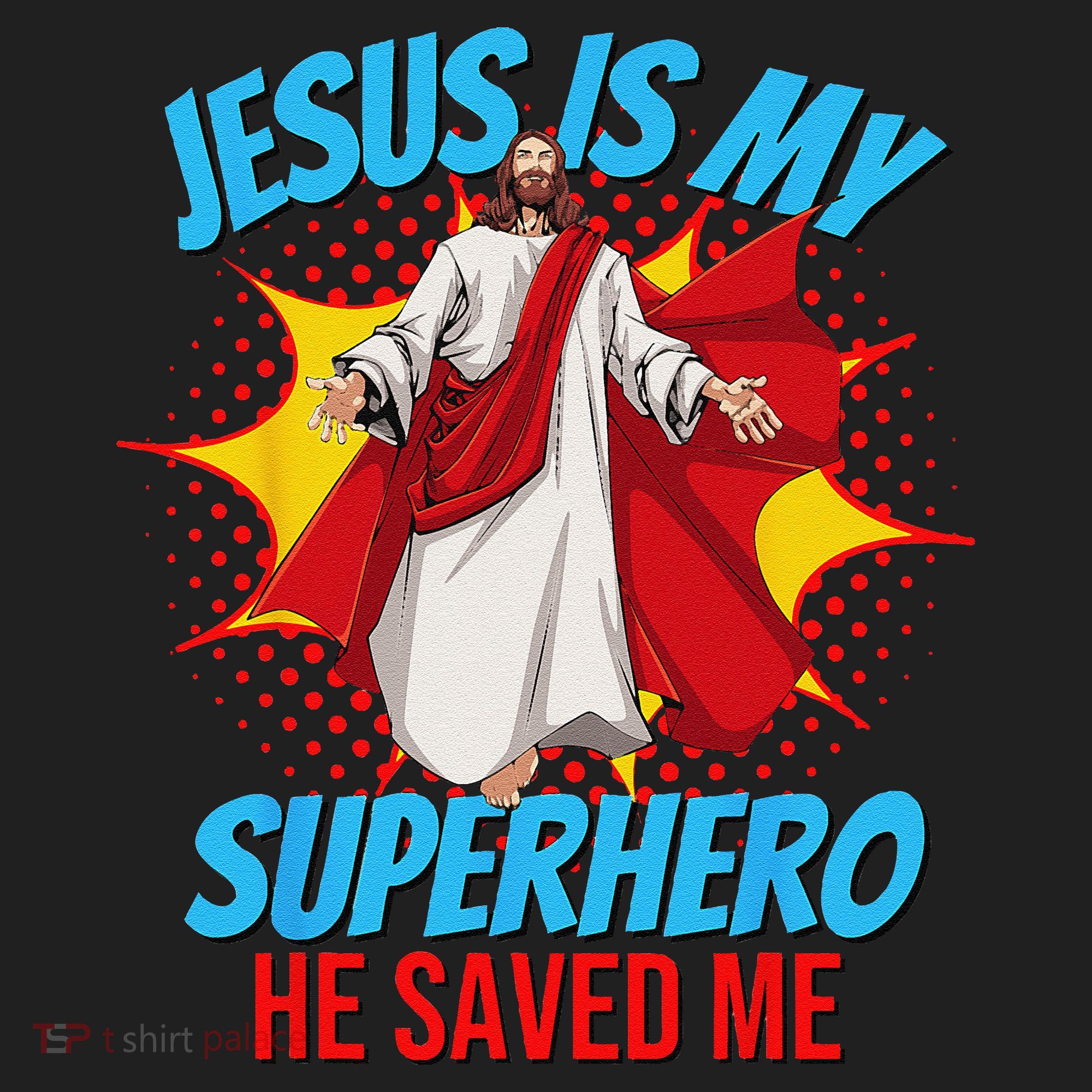 Jesus Is My Superhero Christian Faith God Savior Religious Tumbler