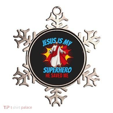 Jesus Is My Superhero Christian Faith God Savior Religious Ornament