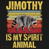 Jimothy Is My Spirit Animal Raccoon Visor thumb 3