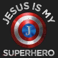 Jesus Is My Superhero Cute Powerful Christian Gift American Beanie thumb 2