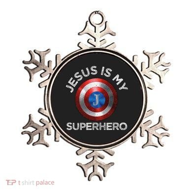 Jesus Is My Superhero Cute Powerful Christian Gift American Ornament