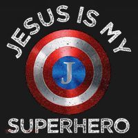 Jesus Is My Superhero Cute Powerful Christian Gift American Visor thumb 3