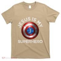 Jesus Is My Superhero Cute Powerful Christian Gift American T-Shirt thumb 0