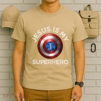 Jesus Is My Superhero Cute Powerful Christian Gift American T-Shirt thumb 6