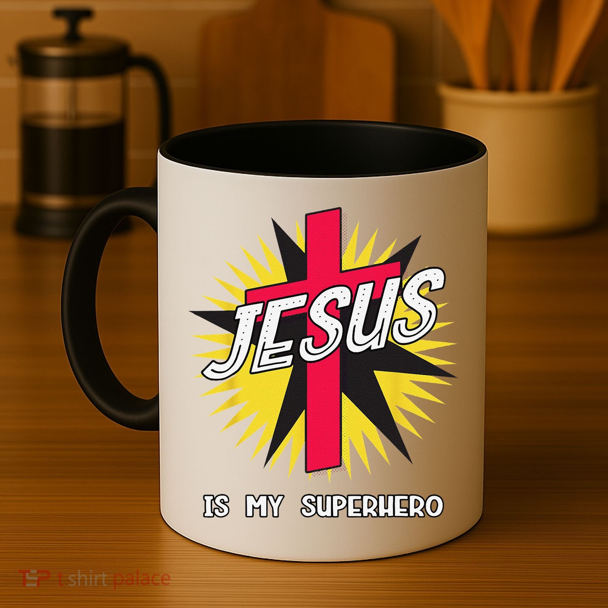 Jesus Is My Superhero Gift Coffee Mug