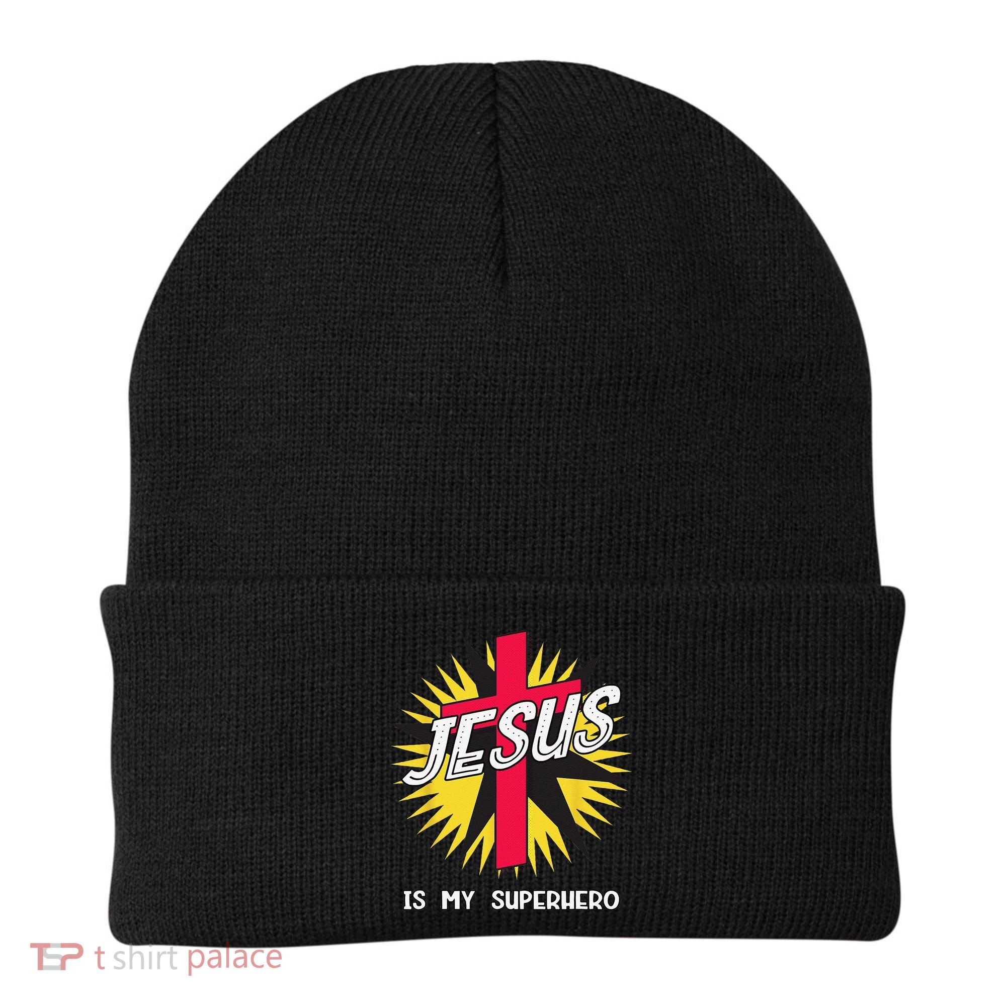 Jesus Is My Superhero Gift Beanie