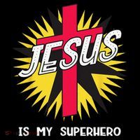 Jesus Is My Superhero Gift Ornament thumb 1