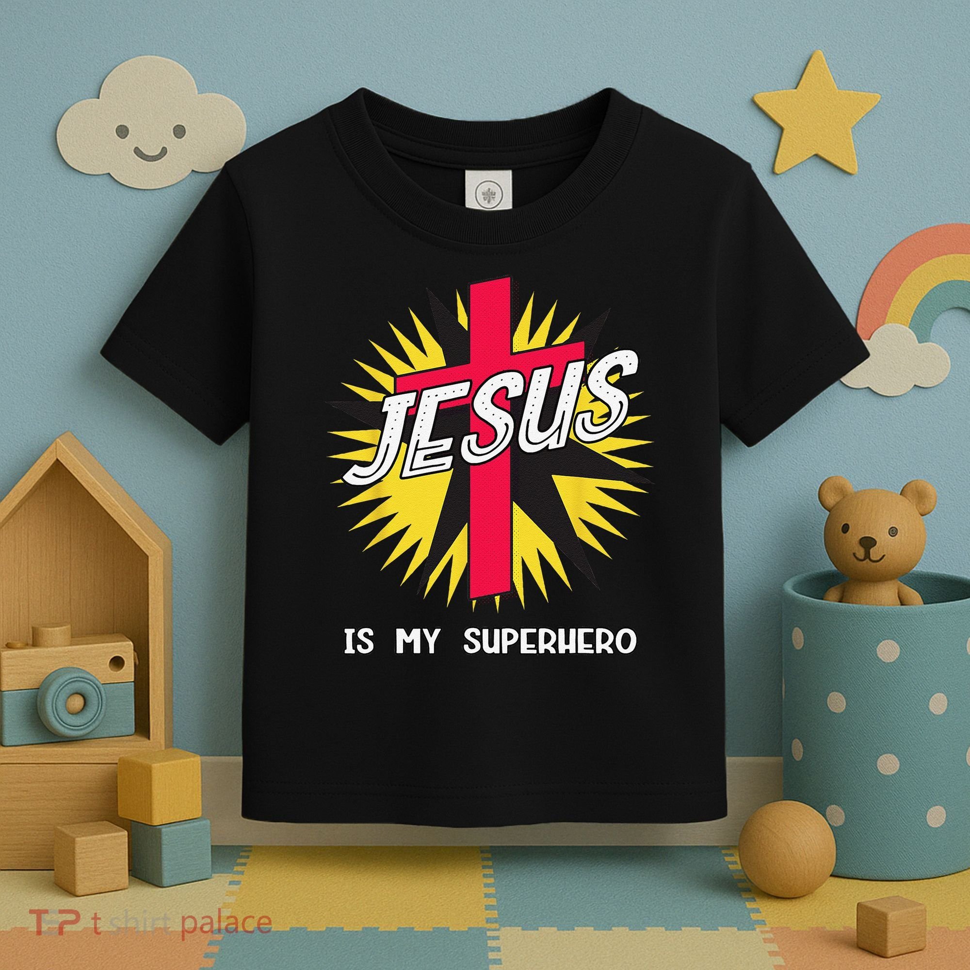 Jesus Is My Superhero Gift Toddler T-Shirt