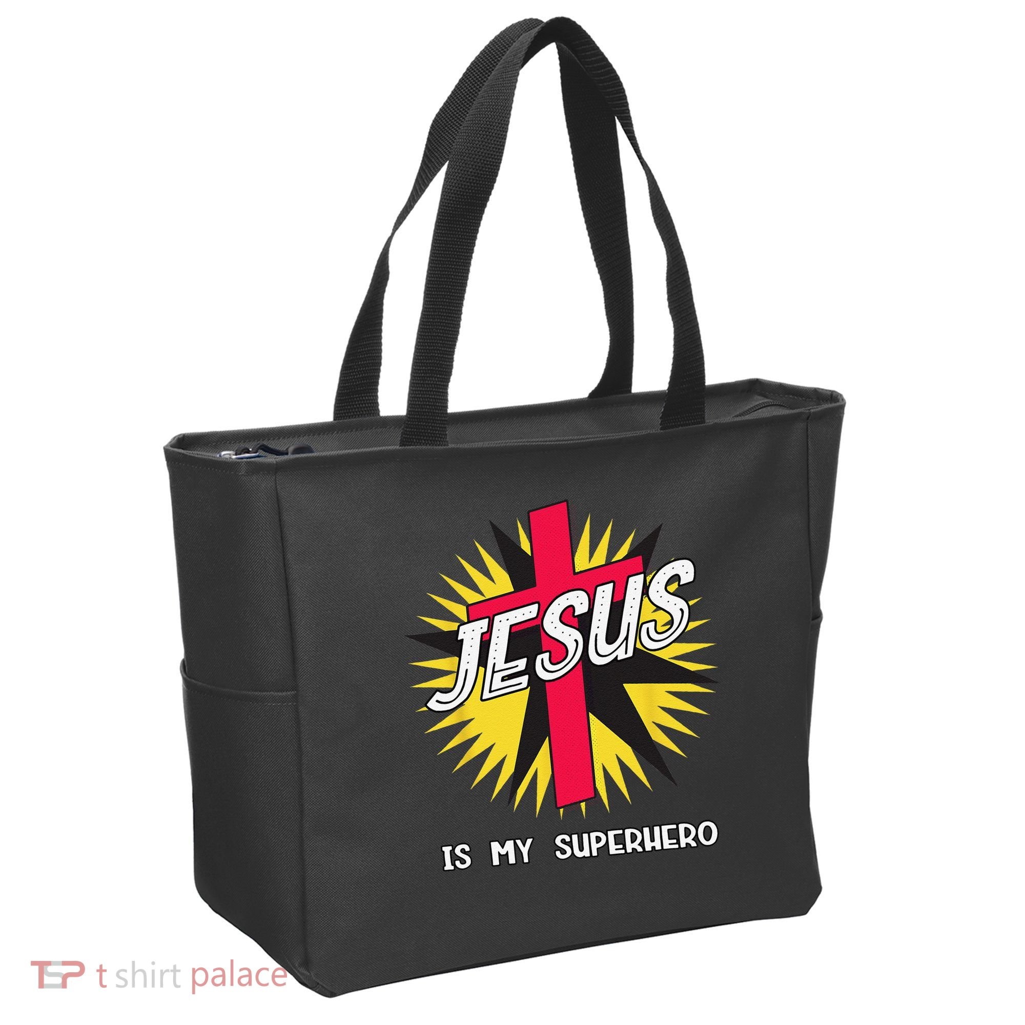 Jesus Is My Superhero Gift Tote Bag