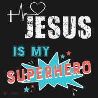 Jesus Is My Superhero Sweet Powerful Christian Doggie Tank thumb 4