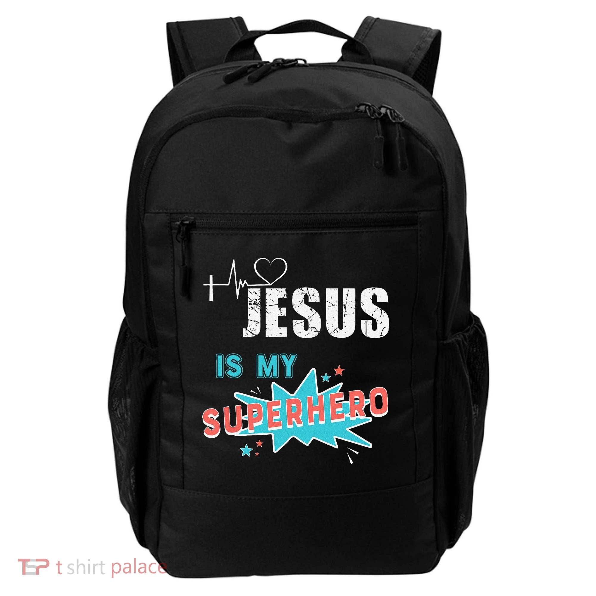 Jesus Is My Superhero Sweet Powerful Christian Backpack