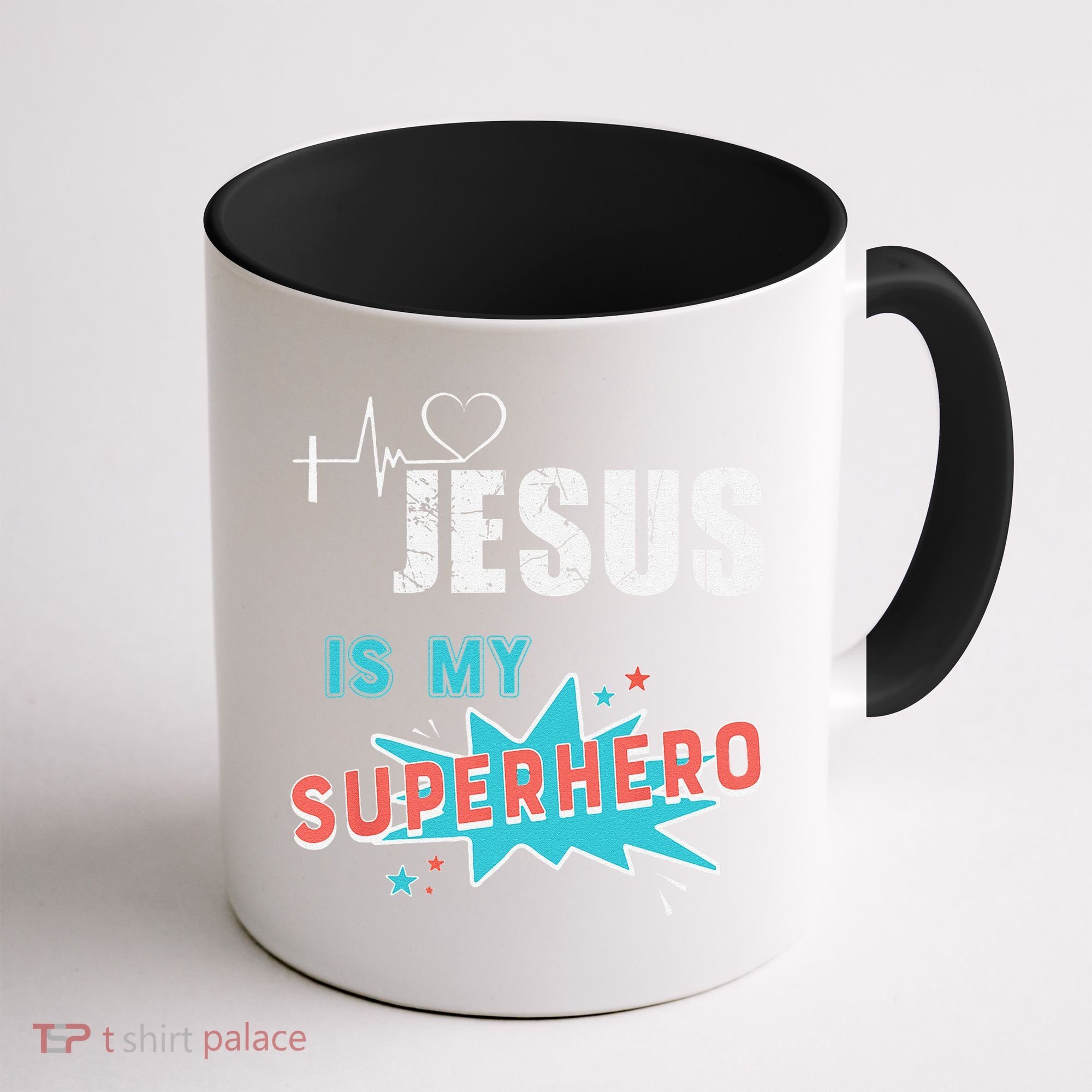 Jesus Is My Superhero Sweet Powerful Christian Coffee Mug