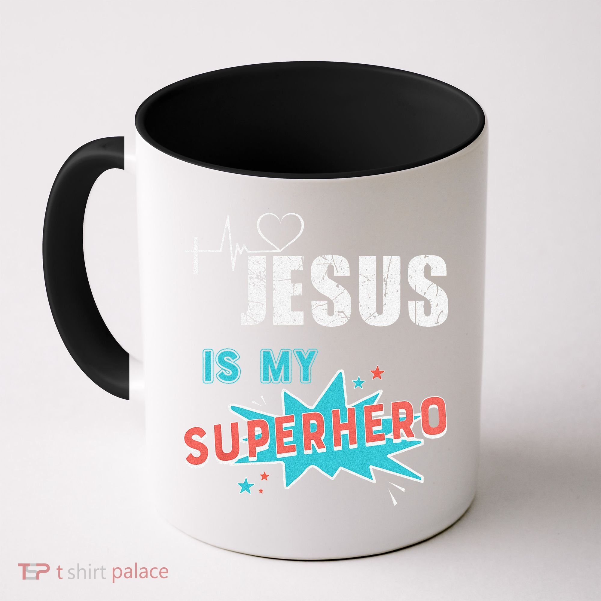 Jesus Is My Superhero Sweet Powerful Christian Coffee Mug