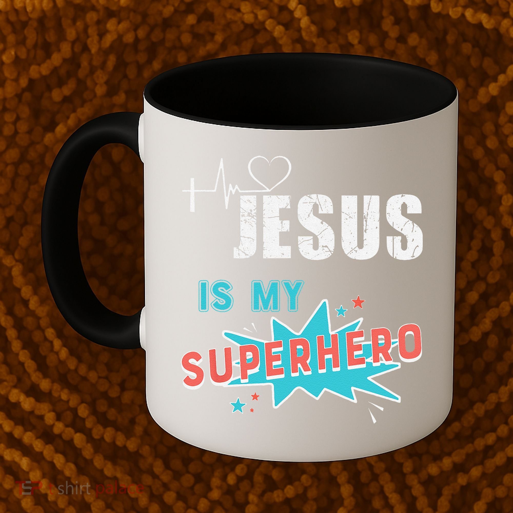 Jesus Is My Superhero Sweet Powerful Christian Coffee Mug
