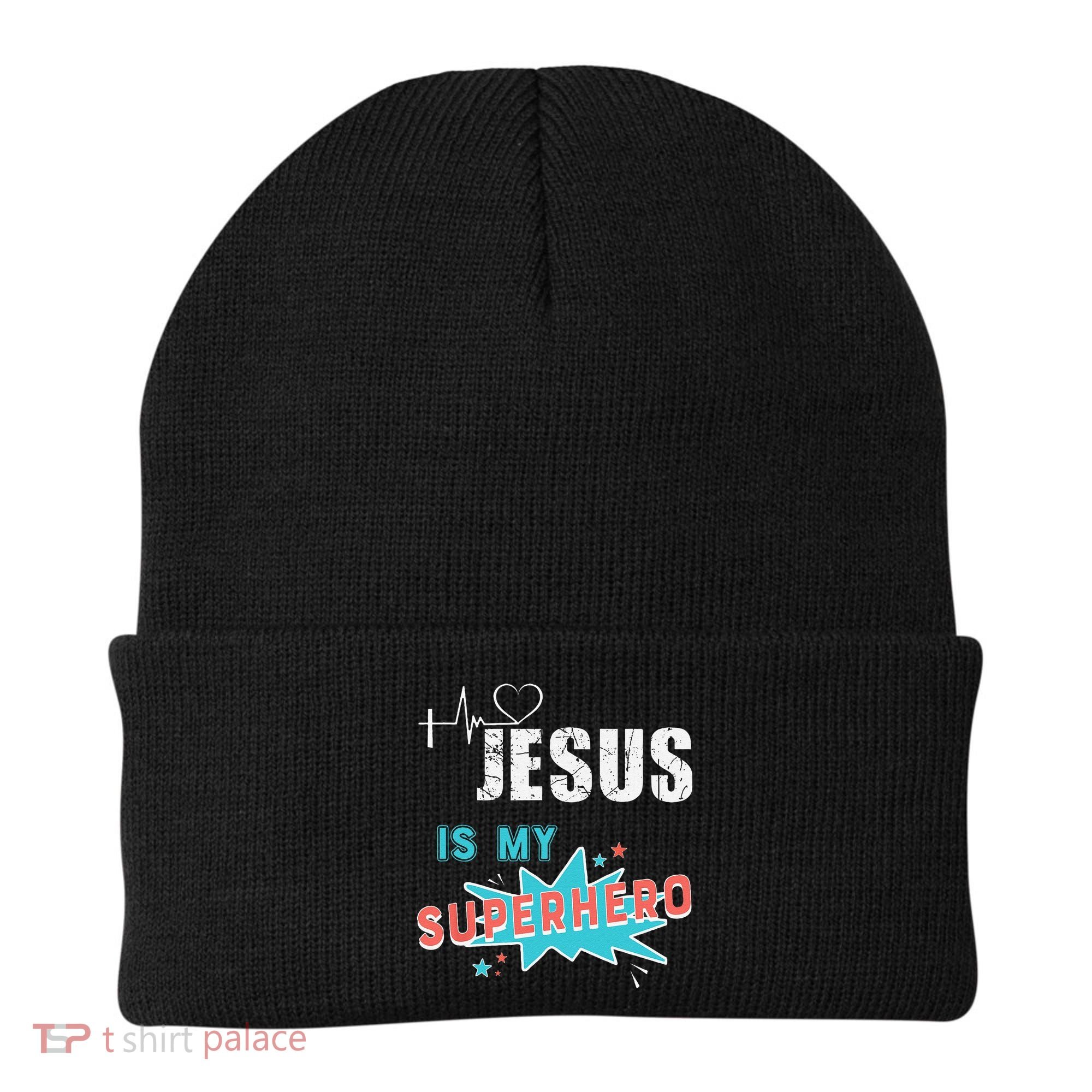Jesus Is My Superhero Sweet Powerful Christian Beanie