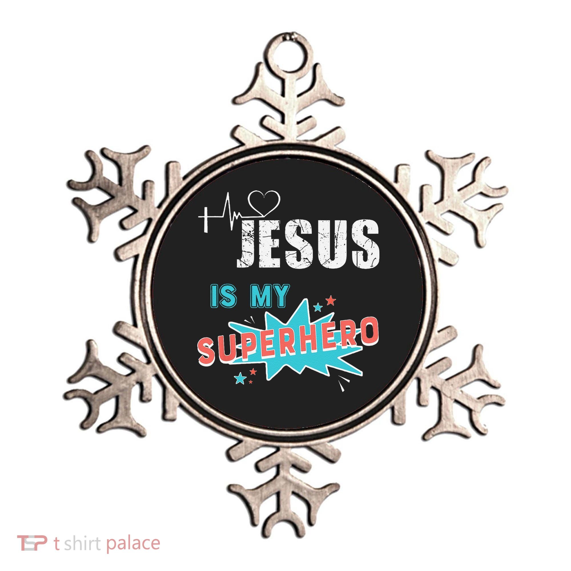 Jesus Is My Superhero Sweet Powerful Christian Ornament