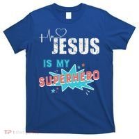 Jesus Is My Superhero Sweet Powerful Christian T-Shirt thumb 0