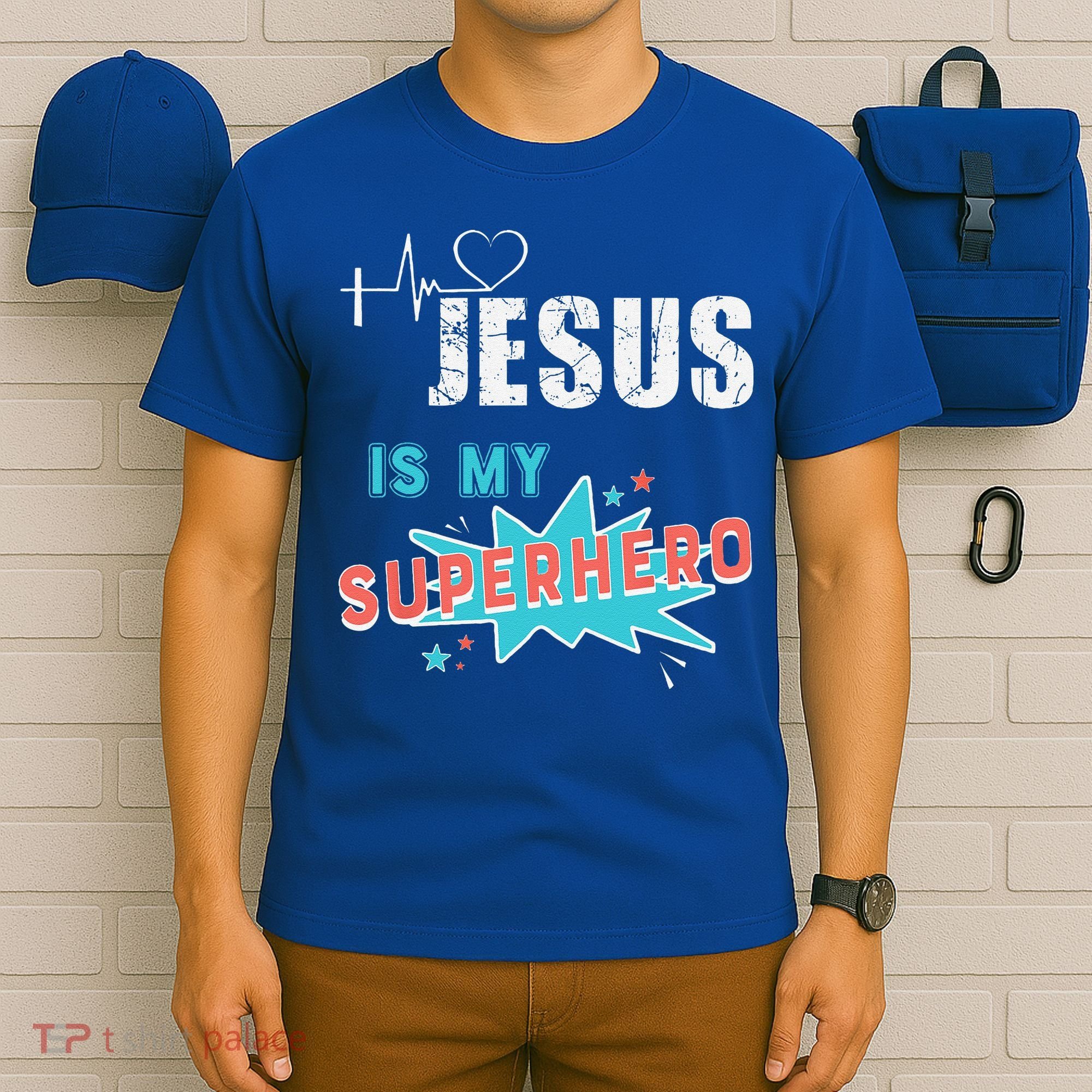 Jesus Is My Superhero Sweet Powerful Christian T-Shirt