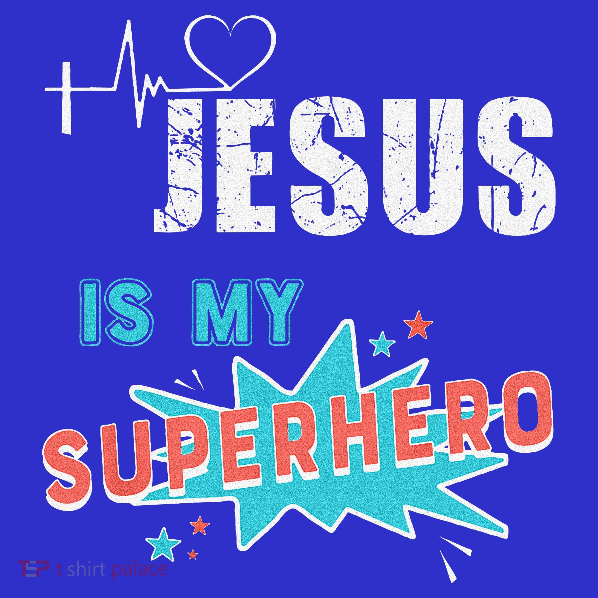 Jesus Is My Superhero Sweet Powerful Christian Women's T-Shirt
