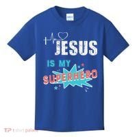 Jesus Is My Superhero Sweet Powerful Christian Kids T-Shirt thumb 0