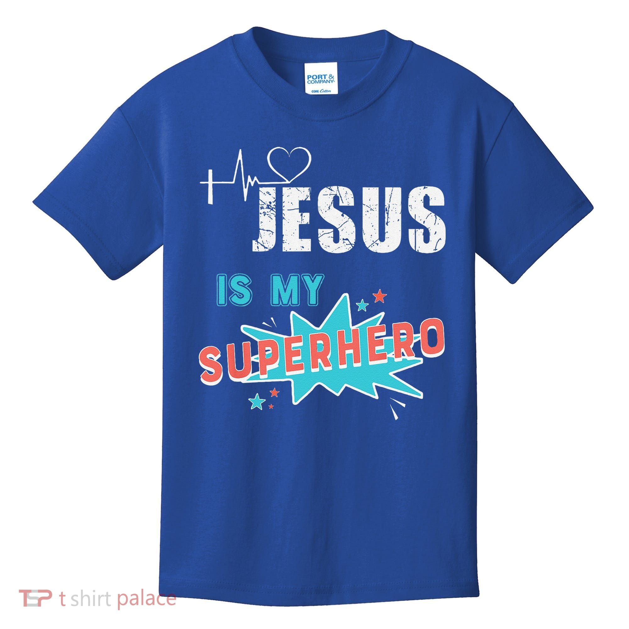 Jesus Is My Superhero Sweet Powerful Christian Kids T-Shirt