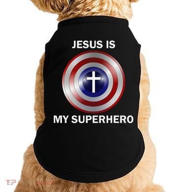 Jesus Is My Superhero T Doggie Tank