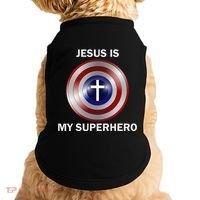 Jesus Is My Superhero T Doggie Tank thumb 0